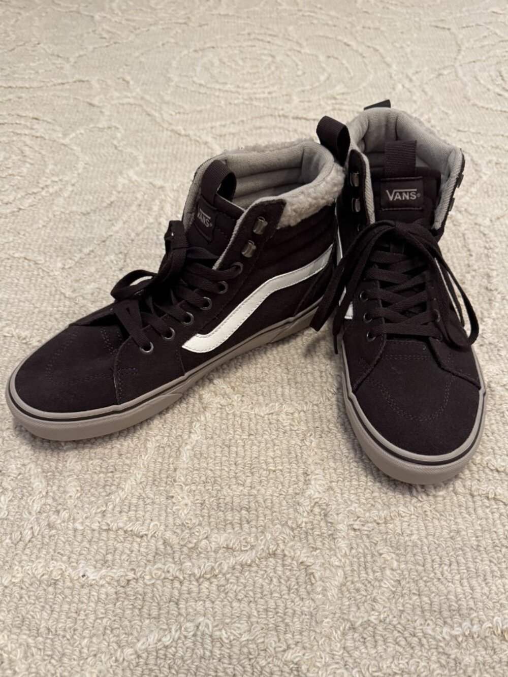 NEW Womens Vans 'Filmore Hi' Vans Suede Sherpa Shoes SZ 9